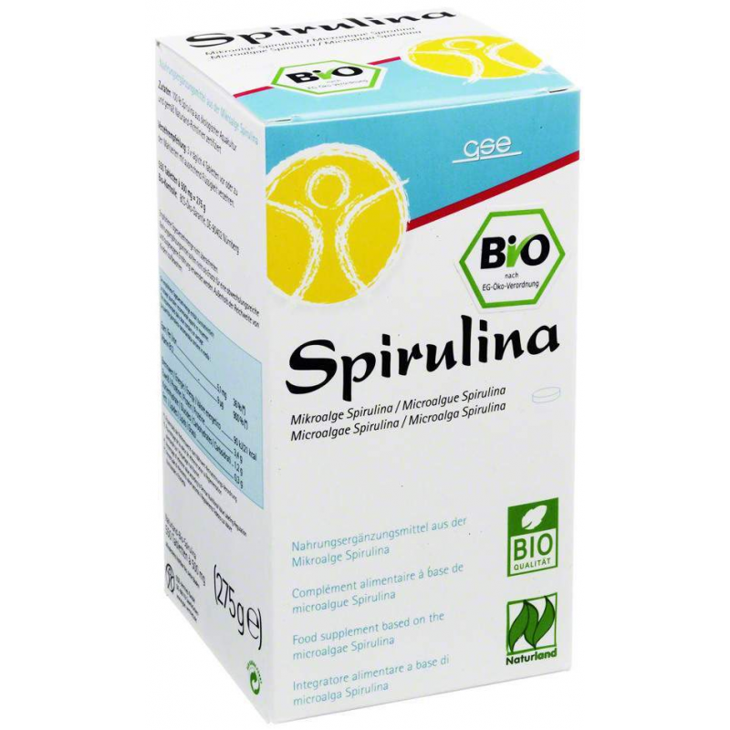 Spirulina 500 mg Bio Naturland Tabletten 550 Tabletten
