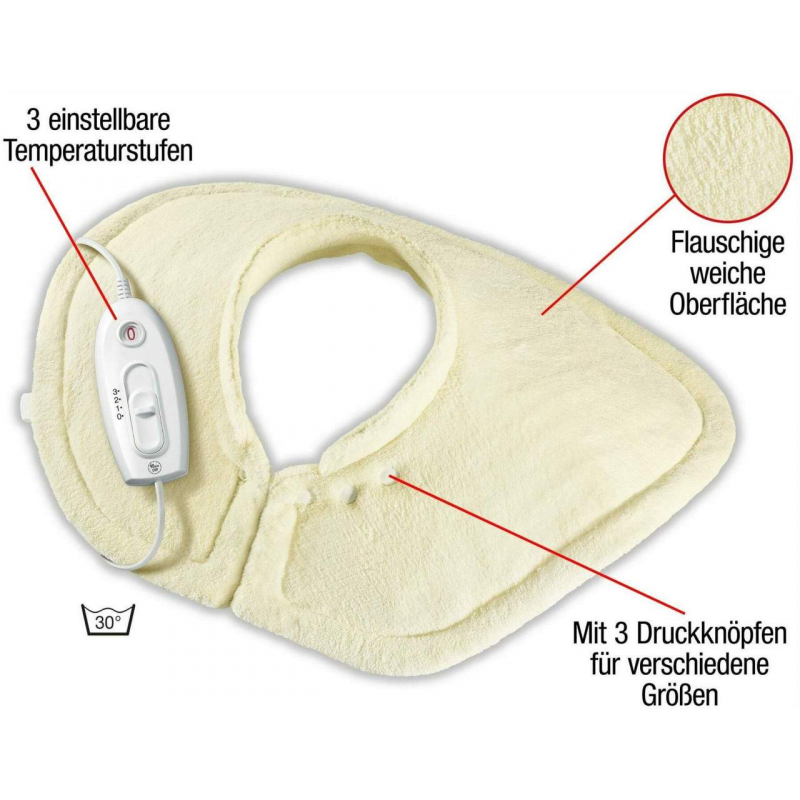 Sanitas Schulter- und Nackenheizkissen SHK-49 beige