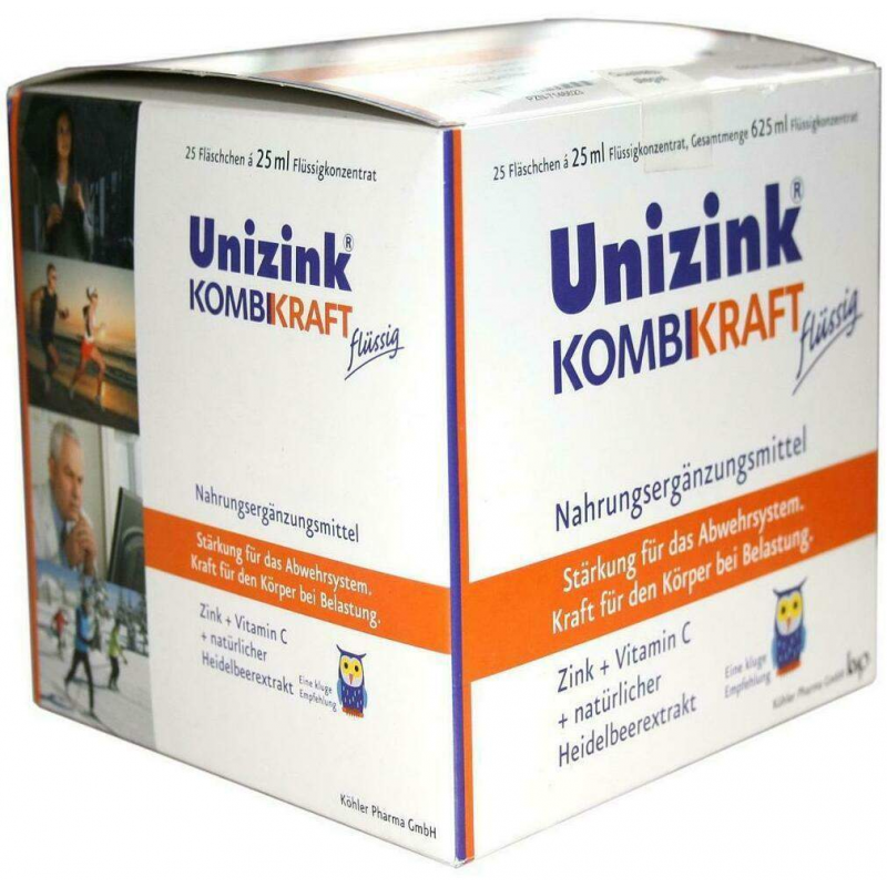 Unizink Kombikraft 25 X 25 ml Flasche