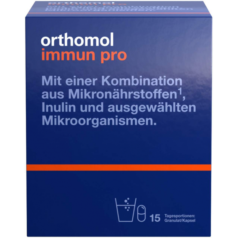 Orthomol Immun Pro 15 Kapseln Granulat