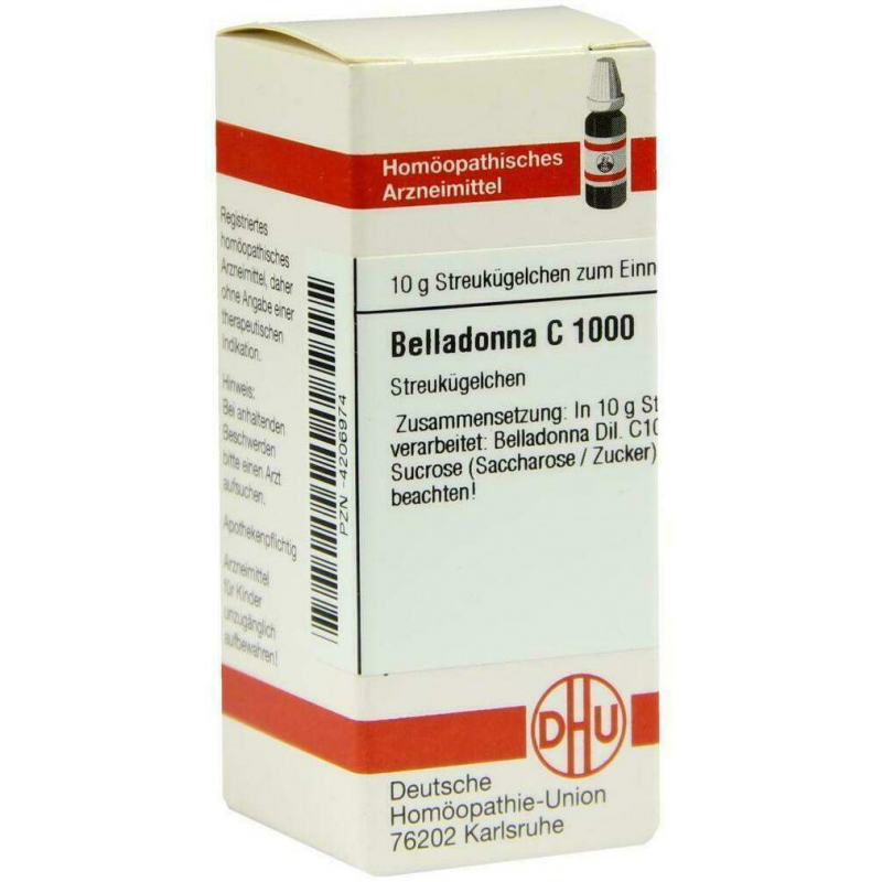Dhu Belladonna C1000 Globuli
