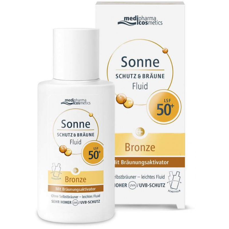 Medipharma cosmetics Sonne Schutz & Bräune Fluid LSF 50 + 50 ml