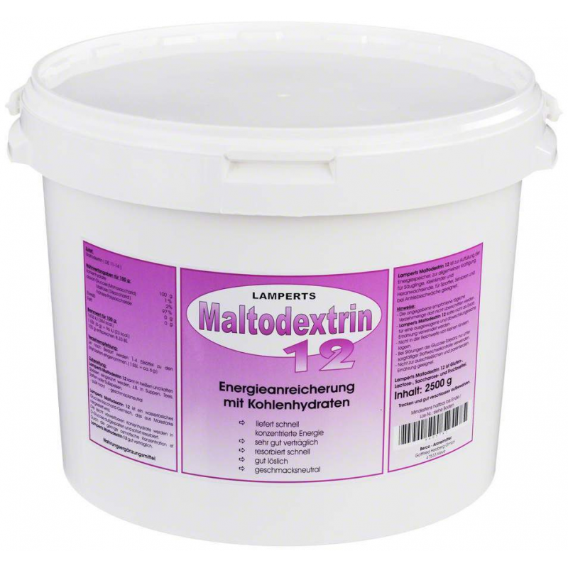 Maltodextrin 12 Lamperts 2500 G Pulver