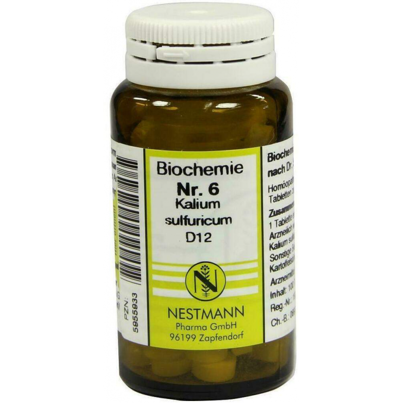 Biochemie 6 Kalium Sulfuricum D 12 100 Tabletten