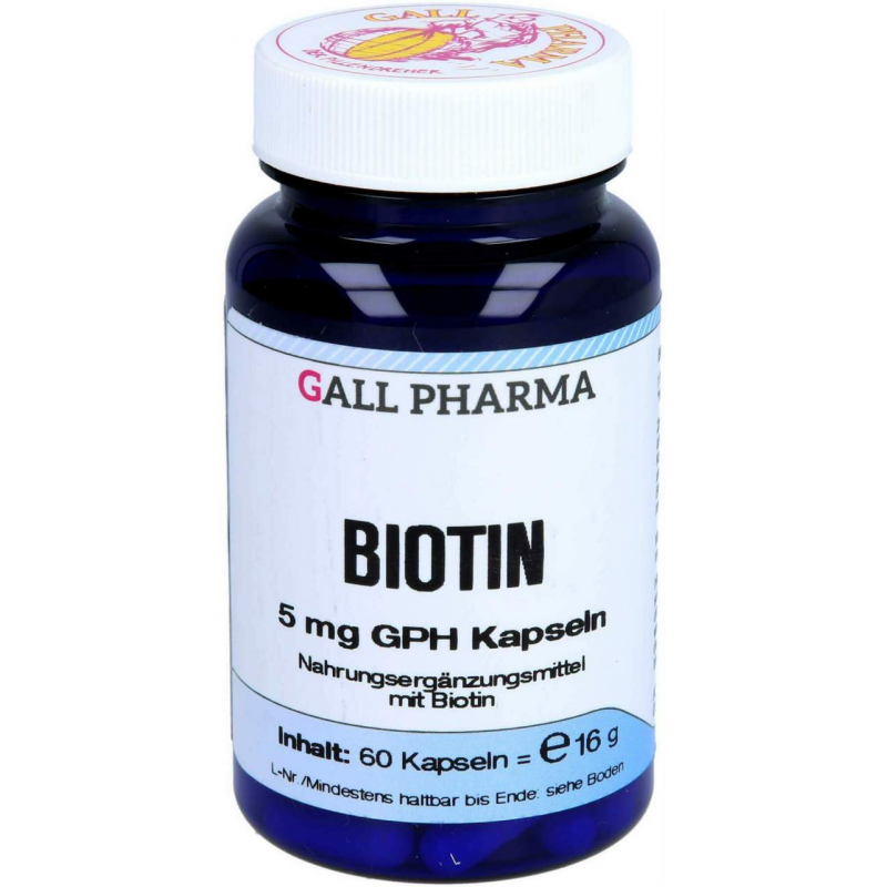 Biotin 5 mg Gph 60 Kapseln