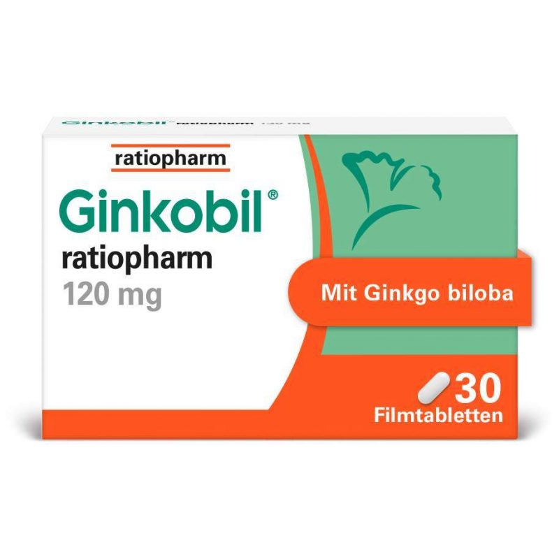 Ginkobil ratiopharm 120 mg 30 Filmtabletten