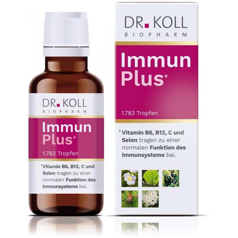 Immun Plus Dr.Koll Gemmo Vitamin B6 + B12 + Selen + 50 ml Tropfen