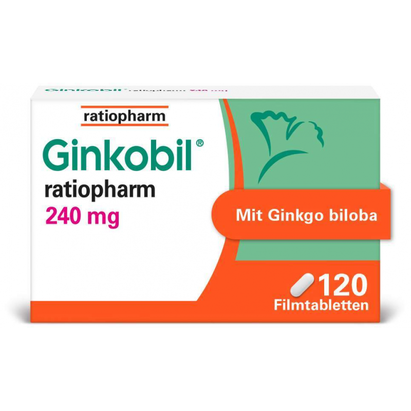 Ginkobil ratiopharm 240 mg 120 Filmtabletten
