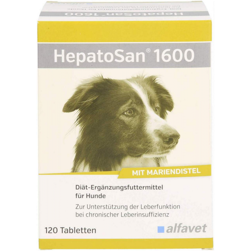 Hepatosan 1600 Diät-Erg.Futterm.Tabletten Für Hunde 120 Stück