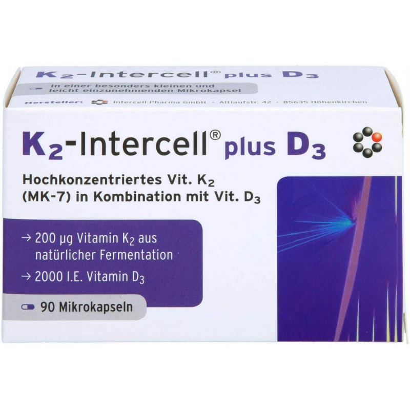 K2-Intercell Plus D3 Kapseln 90 Stück