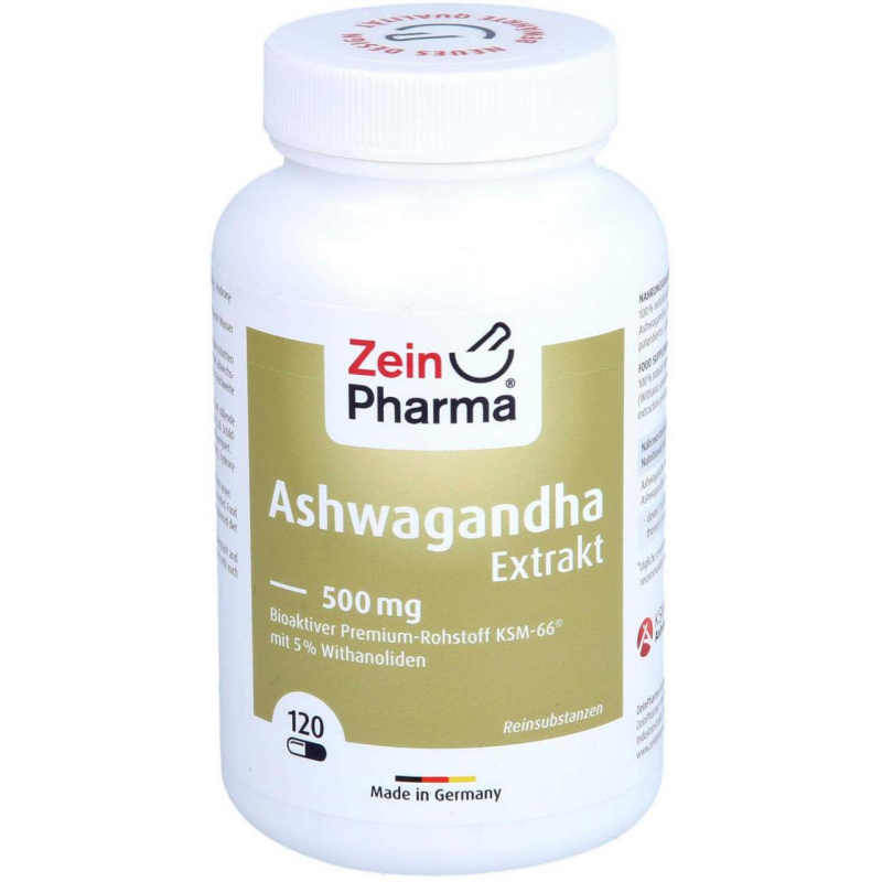 Ashwagandha Extrakt 500 mg 120 Kapseln