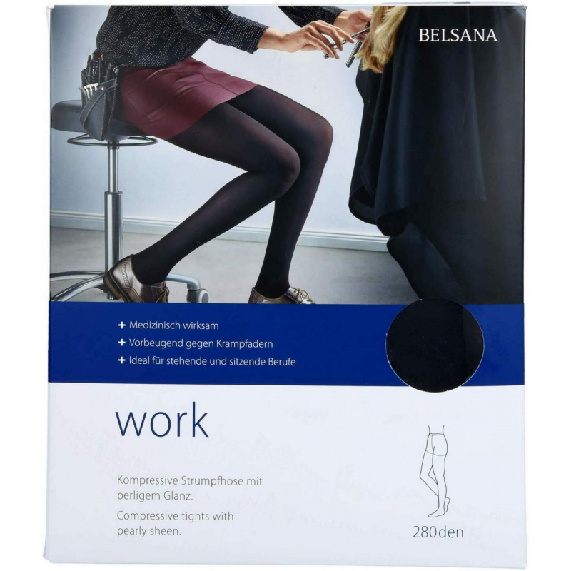Belsana Work At M Schwarz Mit Spitze 2 Stück