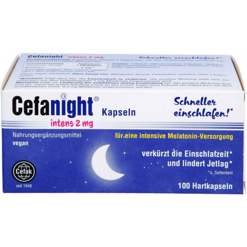 Cefanight Intens 2 mg Hartkapseln 100 Stück