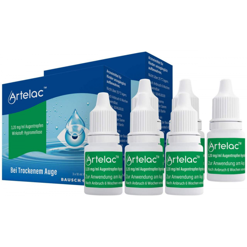 Artelac Augentropfen 6 x 10 ml