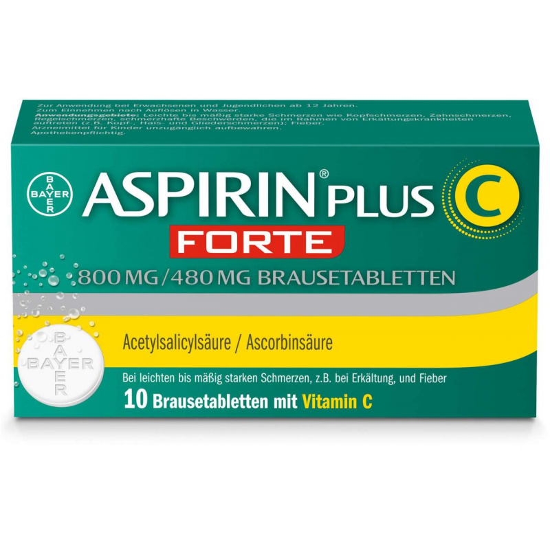 Aspirin Plus C forte 10 Brausetabletten