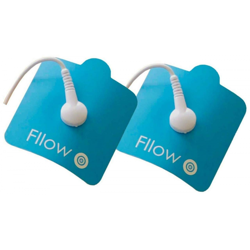 Fllow TENS Gel Pads für Fußmassagegerät, 4 Stück