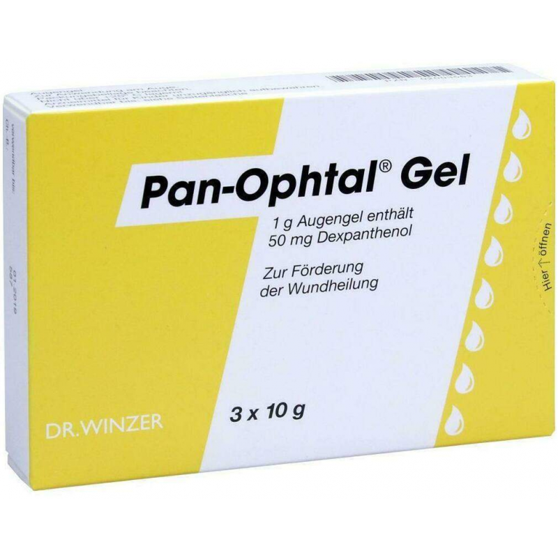 Pan Ophtal Gel 3 X 10 G Augengel