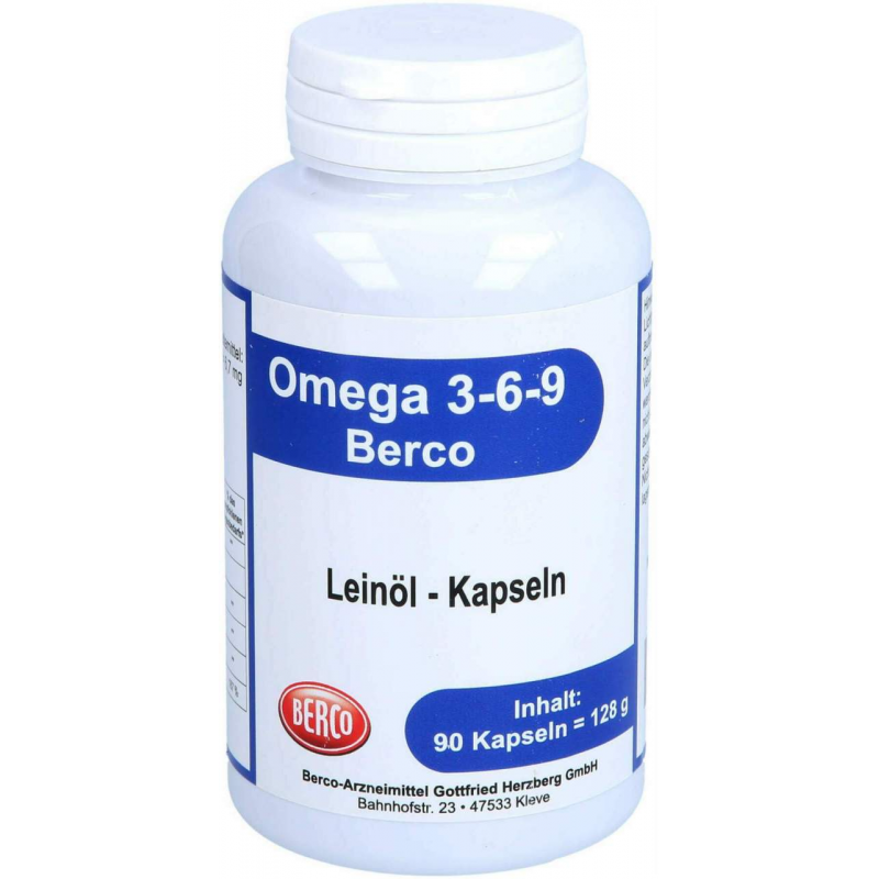 Omega 3 - 6 - 9 Berco 90 Kapseln