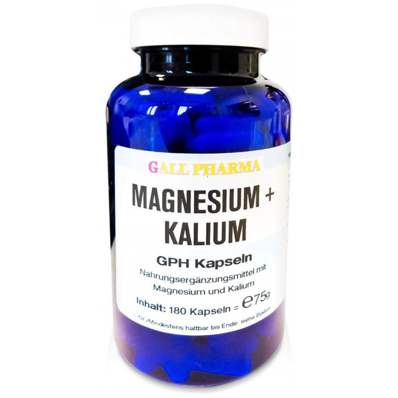 Magnesium + Kalium Gph 180 Kapseln