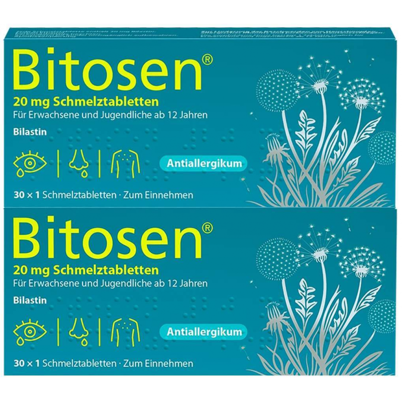 Bitosen 20 mg 2 x 30 Schmelztabletten