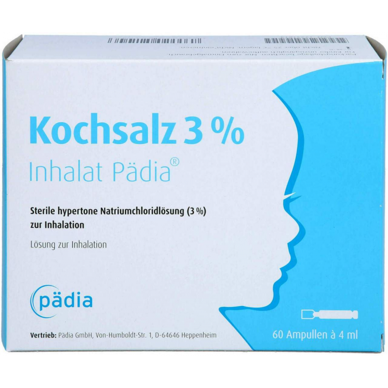 Kochsalz 3% Inhalat Pädia Ampullen 60 X 4 ml