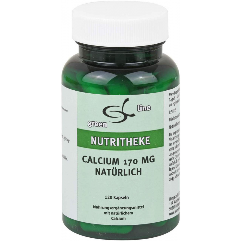 Calcium 170 mg Natürlich Kapseln 120 Kapseln