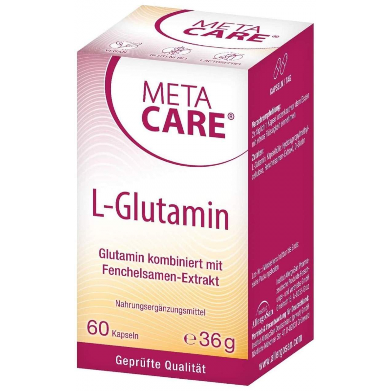 Metacare L-Glutamin 60 Kapseln