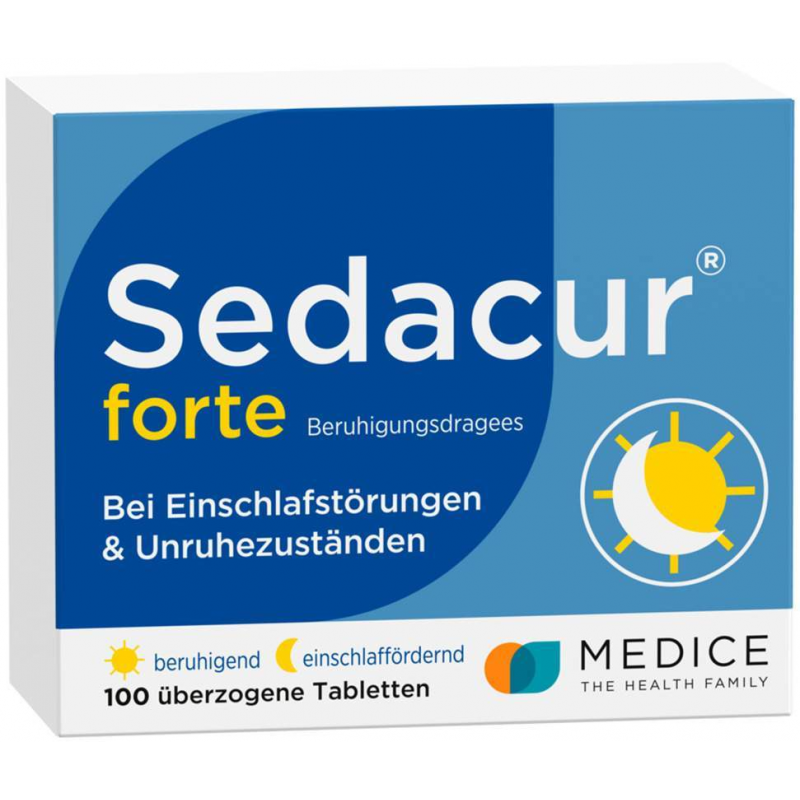Sedacur forte Beruhigungsdragees 100 Stück