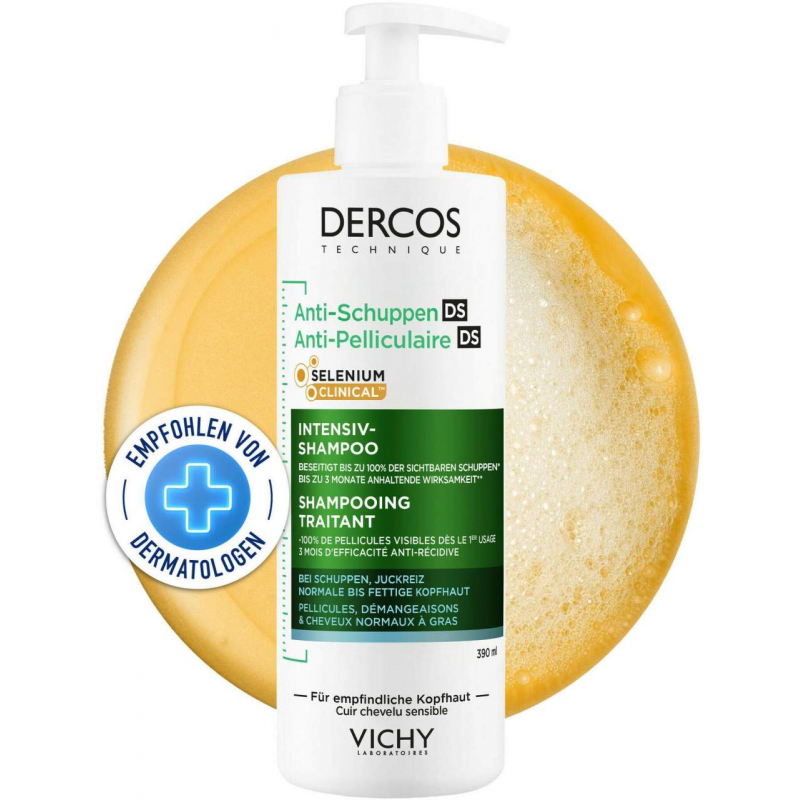 Vichy Dercos Anti-Schuppen Shampoo für fettige Kopfhaut 390 ml