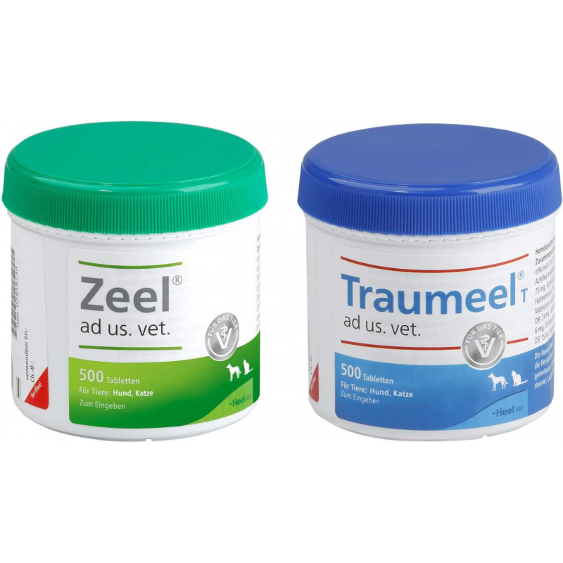 Zeel ad us. vet. 500 Tabletten + Traumeel T Vet. 500 Tabletten