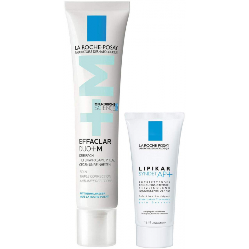 La Roche Posay Effaclar Duo+ M Creme 40 ml + gratis Lipikar Syndet AP+ 15 ml