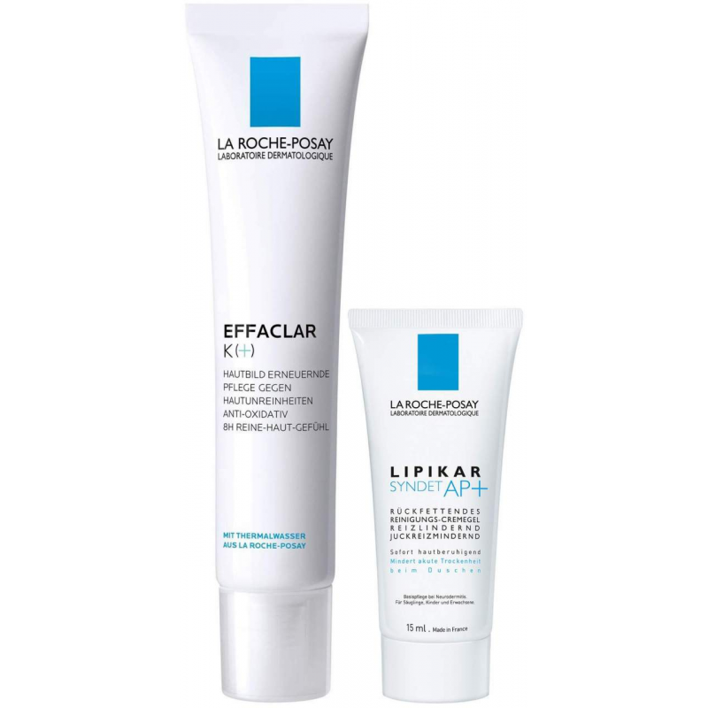 La Roche Posay Effaclar K+ Creme 40ml + gratis Lipikar Syndet AP+ 15 ml
