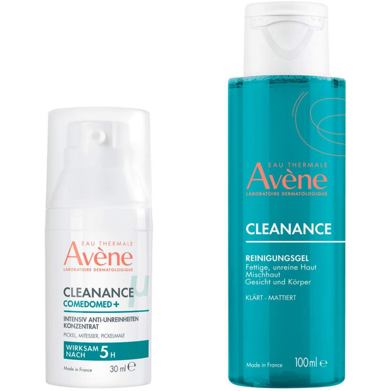 Avene Cleanance Comedomed Anti Unreinheiten Konzentrat 30 ml + gratis Cleanance Reinigungsgel 100 ml