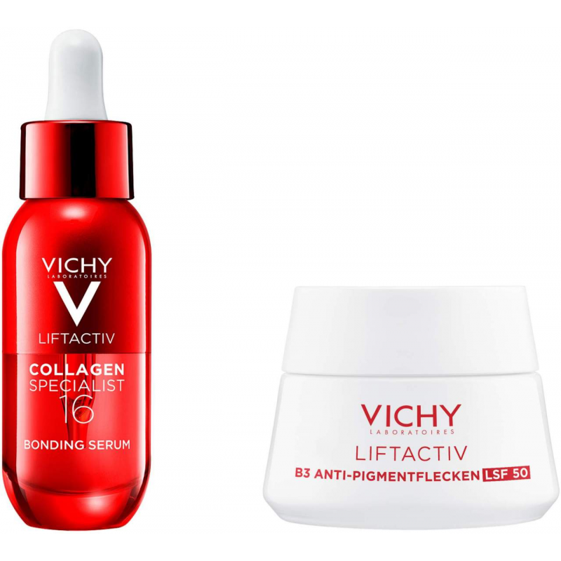 Vichy Liftactiv Collagen Specialist 16 Bonding Serum 30 ml + gratis Liftactiv B3 Anti-Pigmentflecken LSF50 15 ml