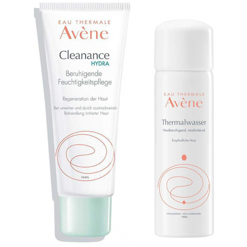 Avene Cleanance Hydra beruhigende Feuchtigkeitspflege + gratis Thermalwasser Spray 50 ml