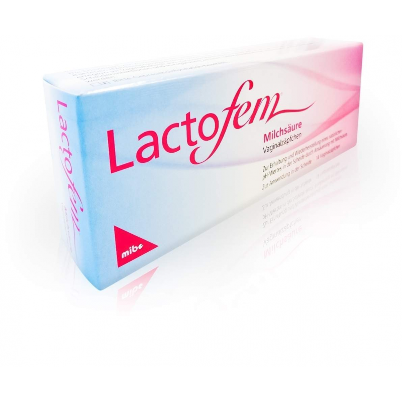 Lactofem Milchsäure 14 Vaginalzäpfchen