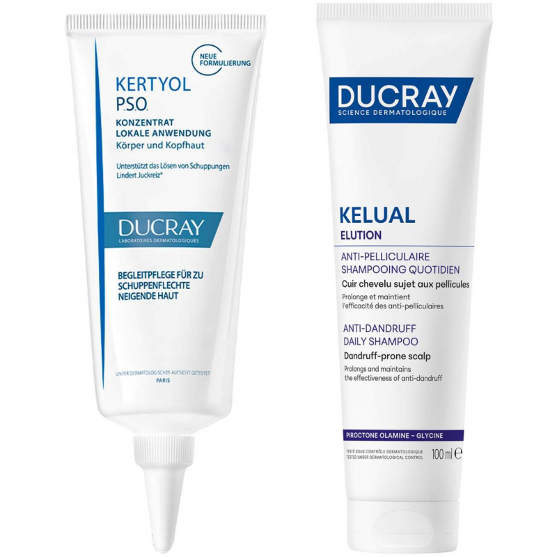 Ducray Kertyol PSO Konzentrat100ml + gratis Ducray Elution ausgl. Shampoo 100 ml