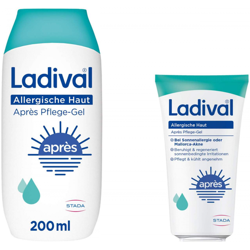 Ladival allergische Haut Apres Pflege-Gel 200 ml + gratis allergische Haut Apres Pflege Gel 50 ml