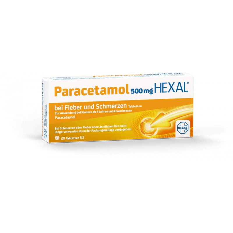 Paracetamol Hexal 500 mg 20 Tabletten