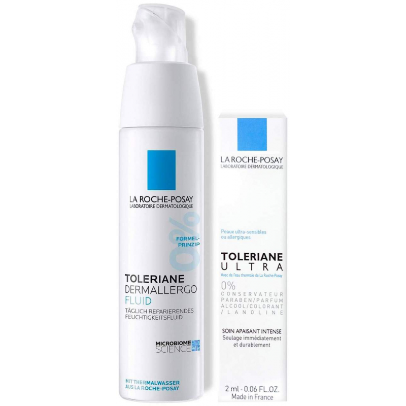 La Roche Posay Toleriane Dermallergo 40 ml Fluid + gratis Dermallergo Augencreme 2 ml