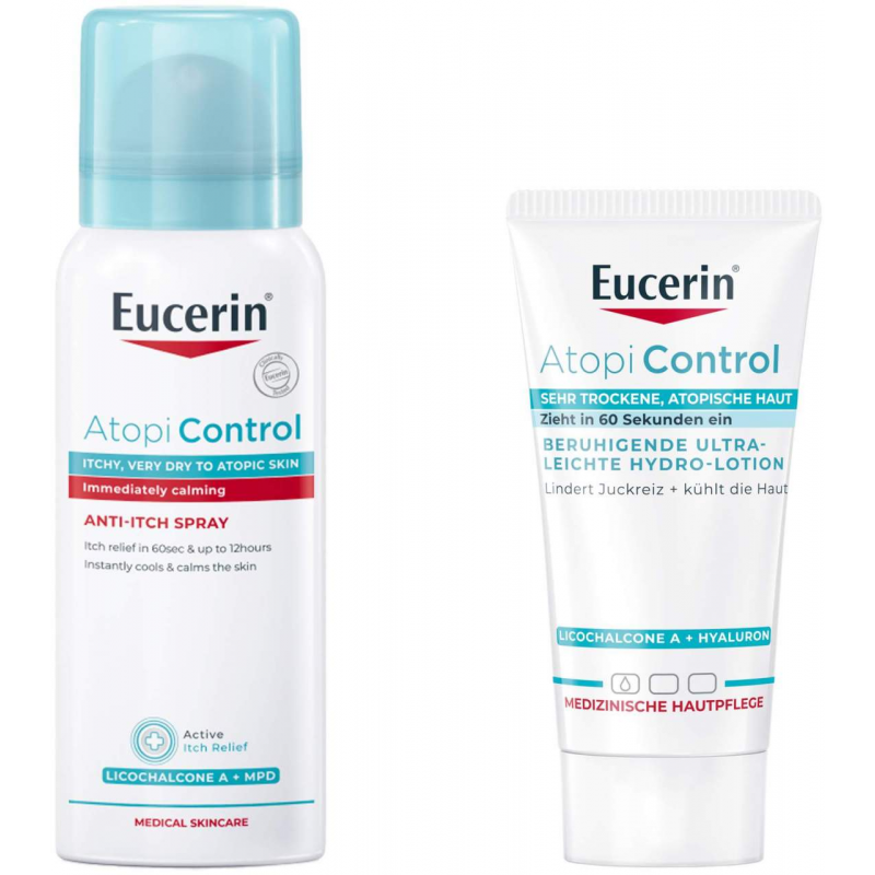 Eucerin AtopiControl Spray 50 ml + gratis AtopiControl Hydro-Lotion 20 ml