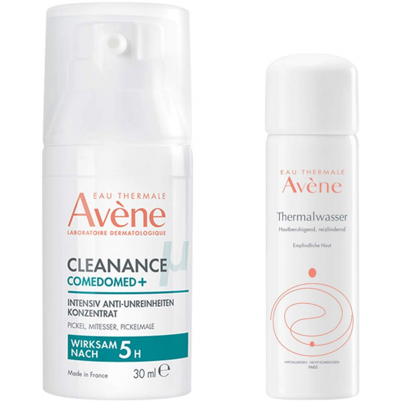 Avene Cleanance Comedomed Anti - Unreinheiten Konzentrat 30 ml + gratis Thermalwasser Spray 50 ml