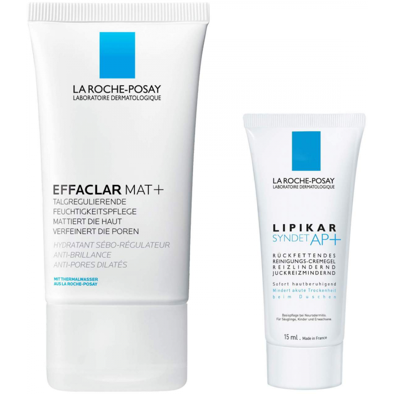 La Roche Posay Effaclar Mat+ 40ml Creme + gratis Lipikar Syndet AP+ 15 ml