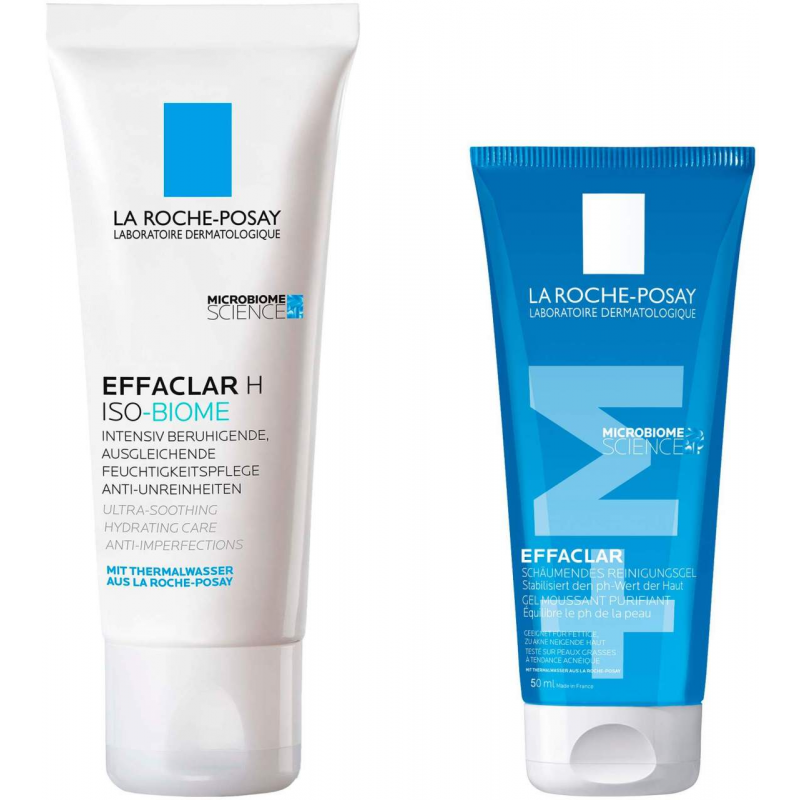 La Roche Posay Effaclar H Iso-Biome Feuchtigkeitspflege 40 ml + gratis Effaclar Gel 50 ml