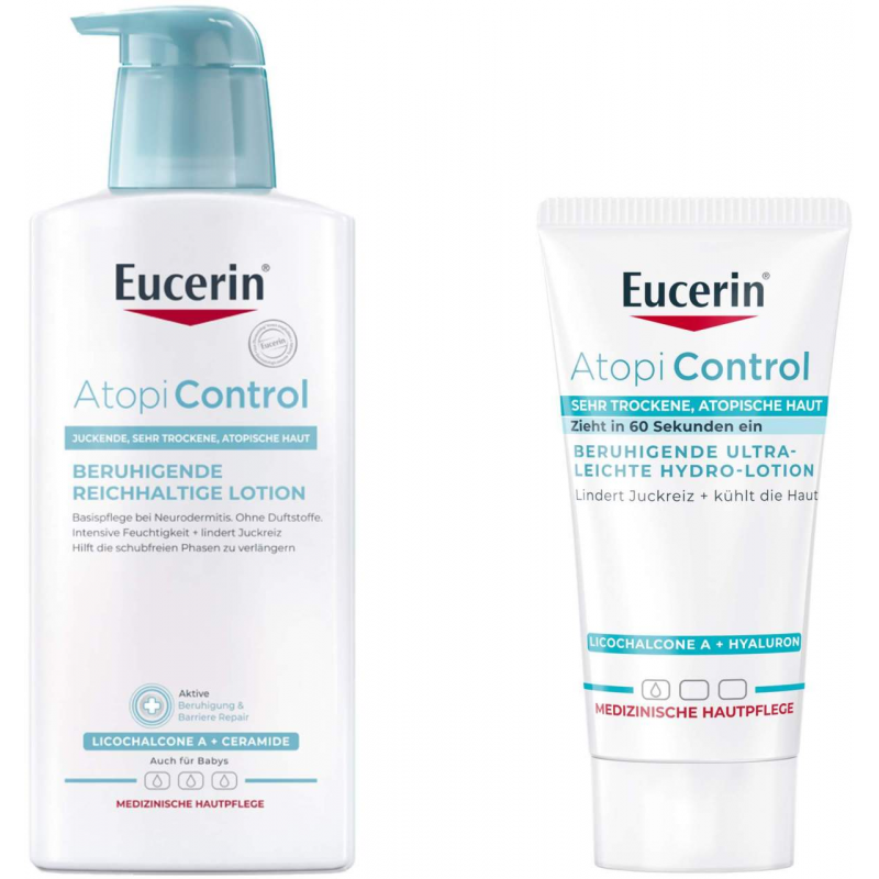 Eucerin AtopiControl Lotion 400ml + gratis AtopiControl Hydro-Lotion 20 ml