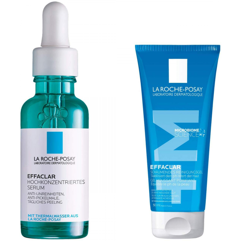 La Roche Posay Effaclar hochkonzentriert 30 ml Serum + gratis Effaclar Gel 50 ml Mini