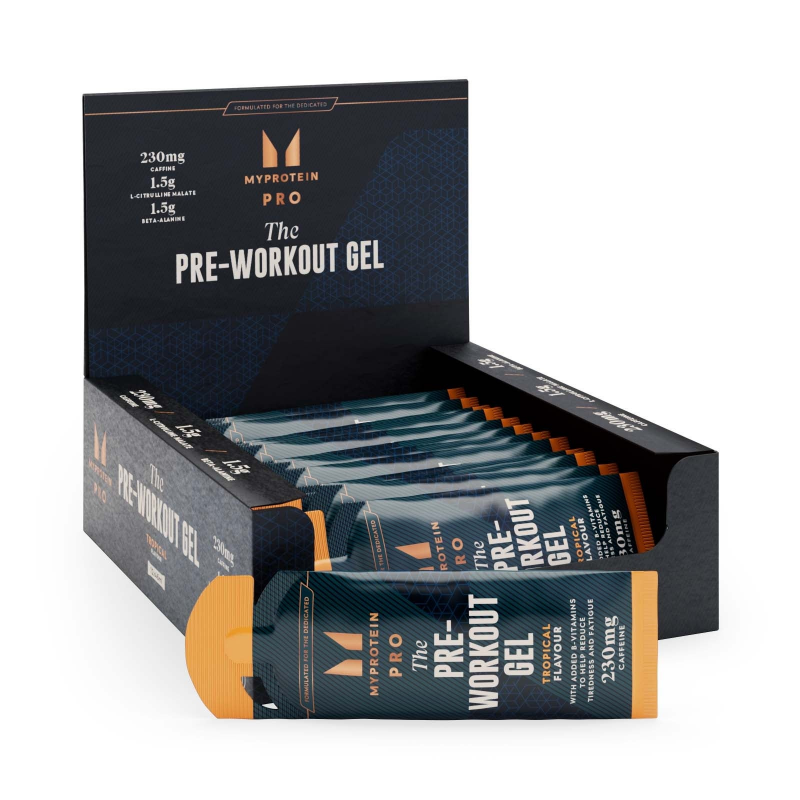 Pre-Workout Gel - 12 x 50g - Tropisch – Bild 1 von 2