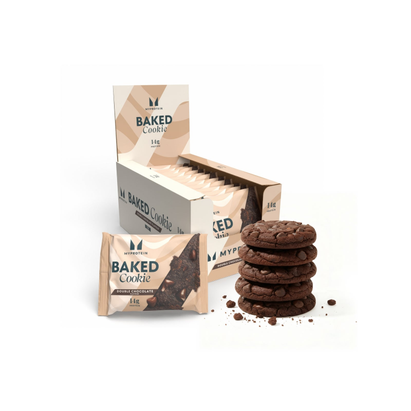 Baked Protein Cookie - 12 x 75g - Schokolade – Bild 1 von 2