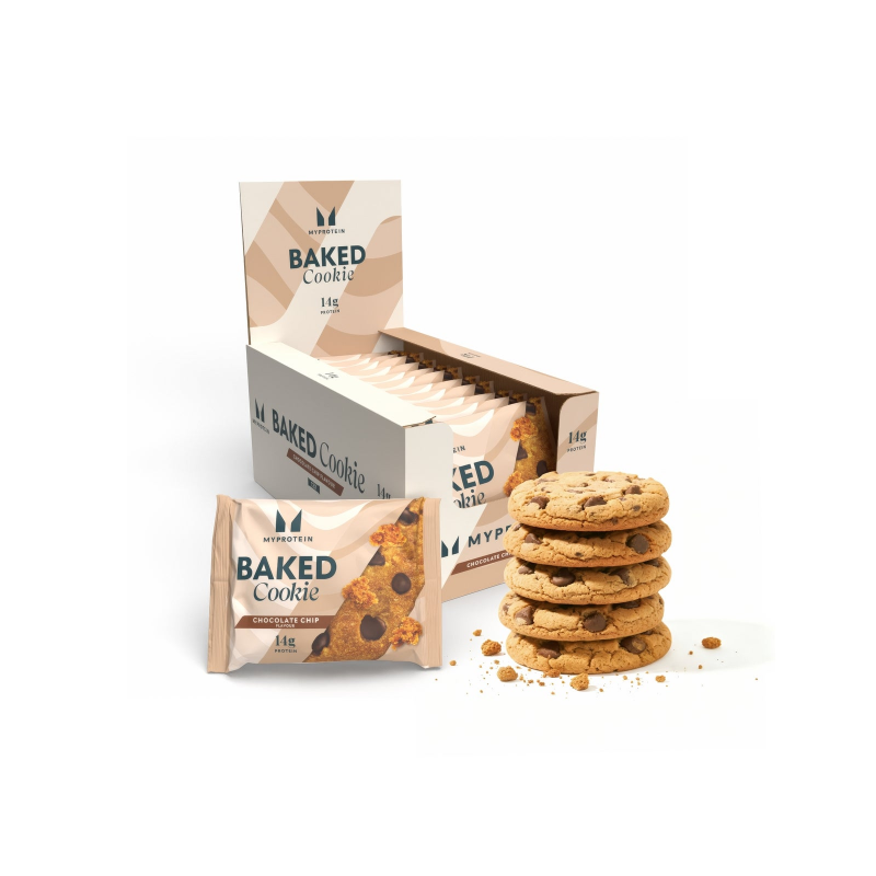 Baked Protein Cookie - 12 x 75g - Schokoladen Chip – Bild 1 von 2