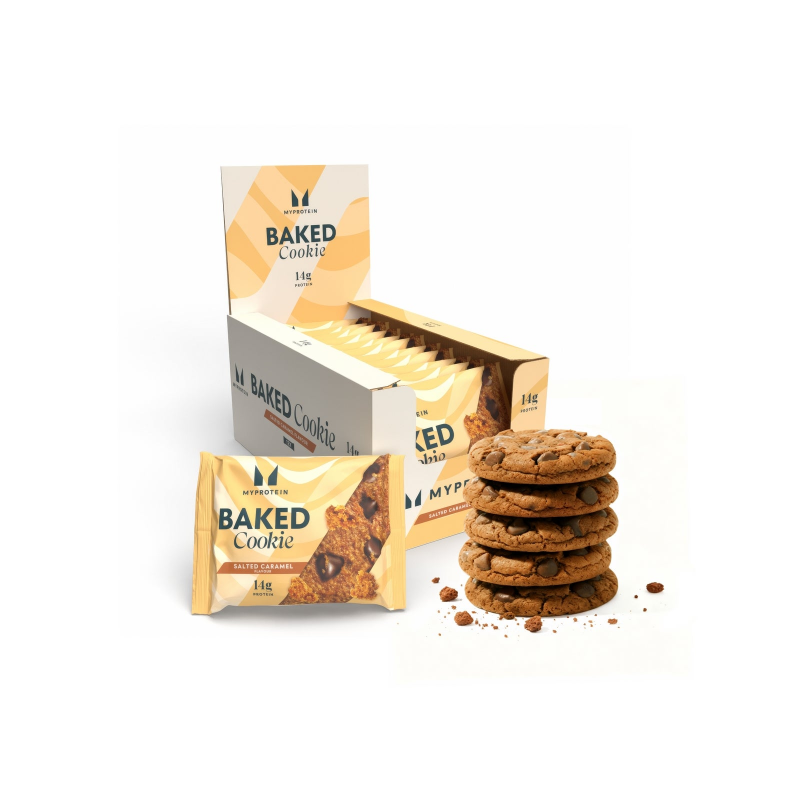 Baked Protein Cookie - 12 x 75g - Gesalzenes Karamell – Bild 1 von 2